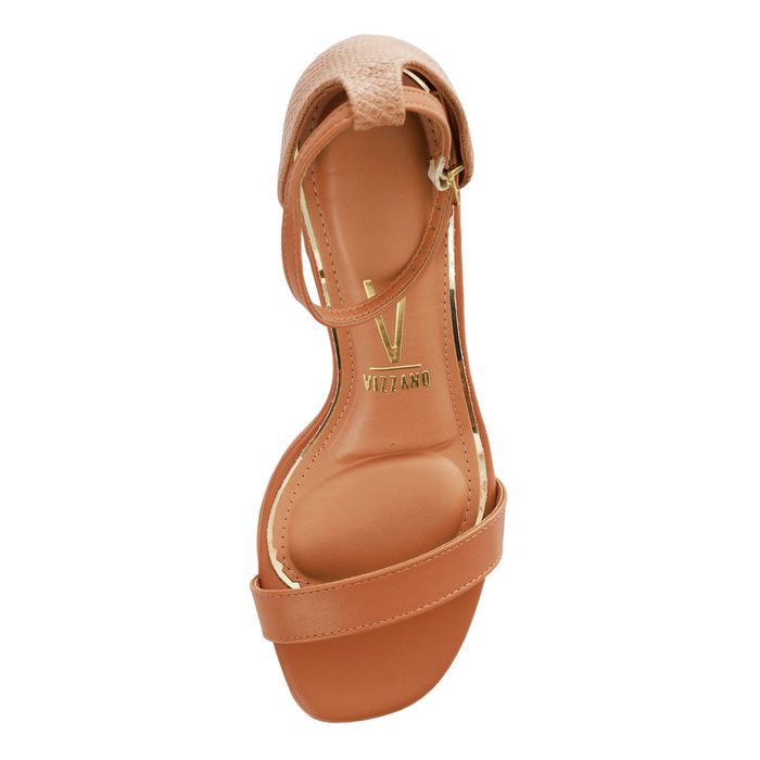 Vizzano қоңыр тобықта түймелігі бар туфлилері 6409.202.28194-95373