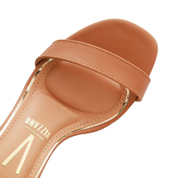 Vizzano қоңыр тобықта түймелігі бар туфлилері 6409.202.28194-95373