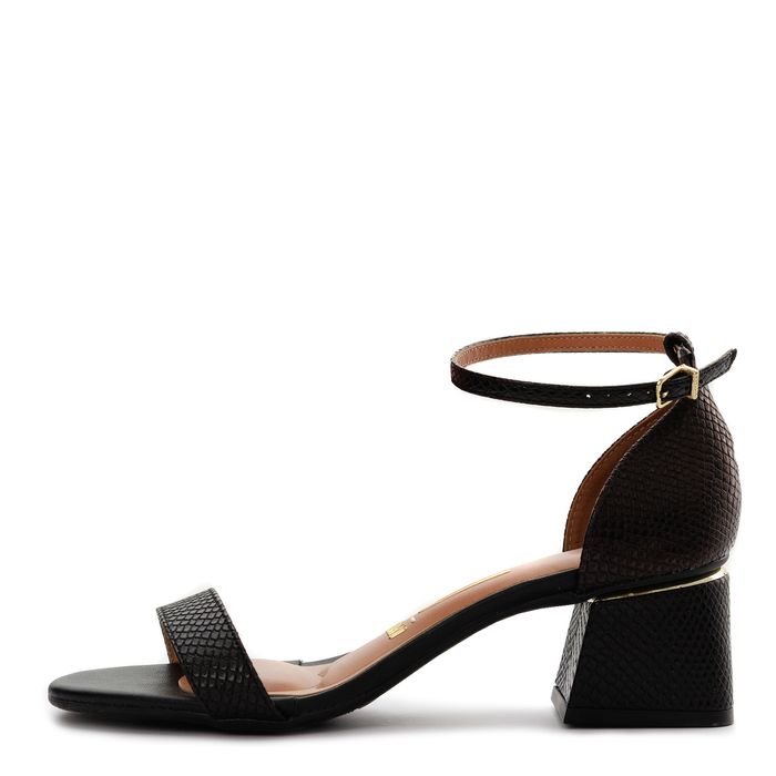 Vizzano қара тобықта түймелігі бар туфлилері 6428.104.28194-15745