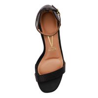 Vizzano қара тобықта түймелігі бар туфлилері 6428.104.28194-15745