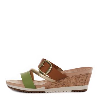 Коричневые пантолеты на платформе Modare