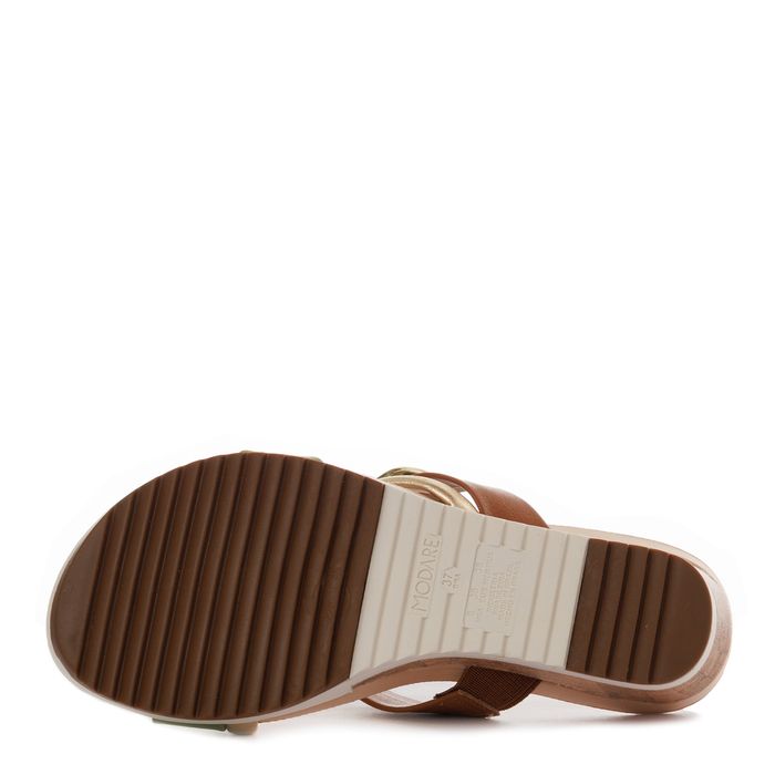 Коричневые пантолеты на платформе Modare 7123.152.28287-98378