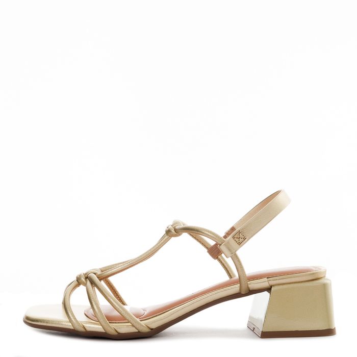 Beira Rio алтын түсті босоножкалары 8423.330.14710-66