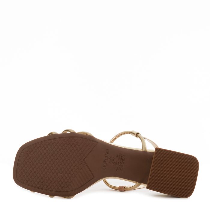 Beira Rio алтын түсті босоножкалары 8423.330.14710-66