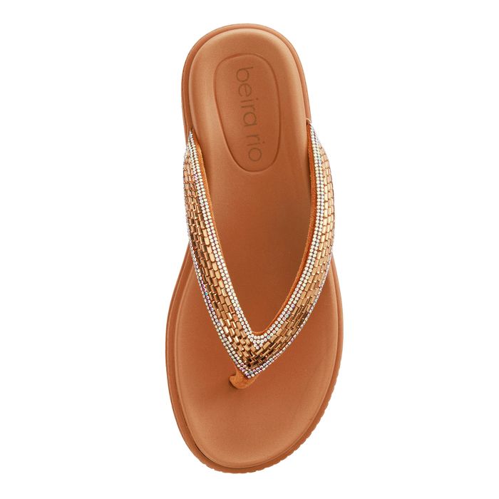 Золотистые пантолеты Beira Rio 8513.112.28318-98424