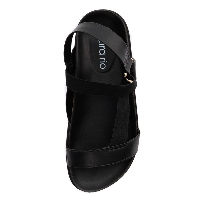 Чёрные сандалии Beira Rio 8523.109.28174-15745