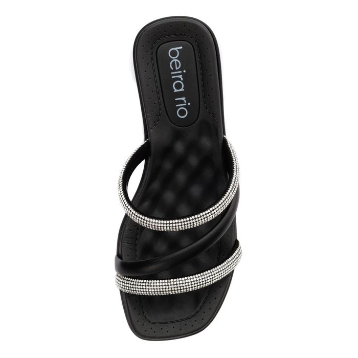 Серебристые пантолеты на каблуке Beira Rio 8527.107.26141-32534