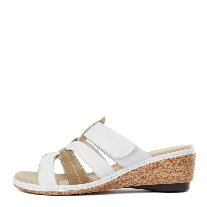 Белые пантолеты на каблуке Audienz NU833-052