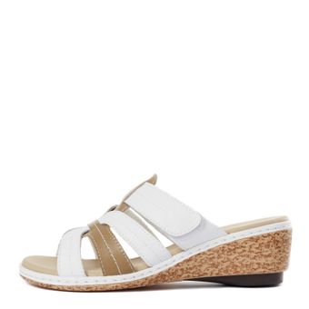 Белые пантолеты на каблуке Audienz