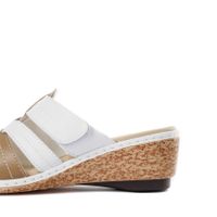 Белые пантолеты на каблуке Audienz NU833-052