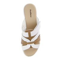 Белые пантолеты на каблуке Audienz NU833-052