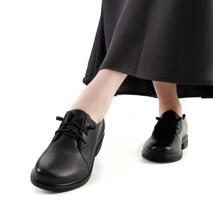 Чёрные туфли закрытые Audienz CV246-070_Audienz