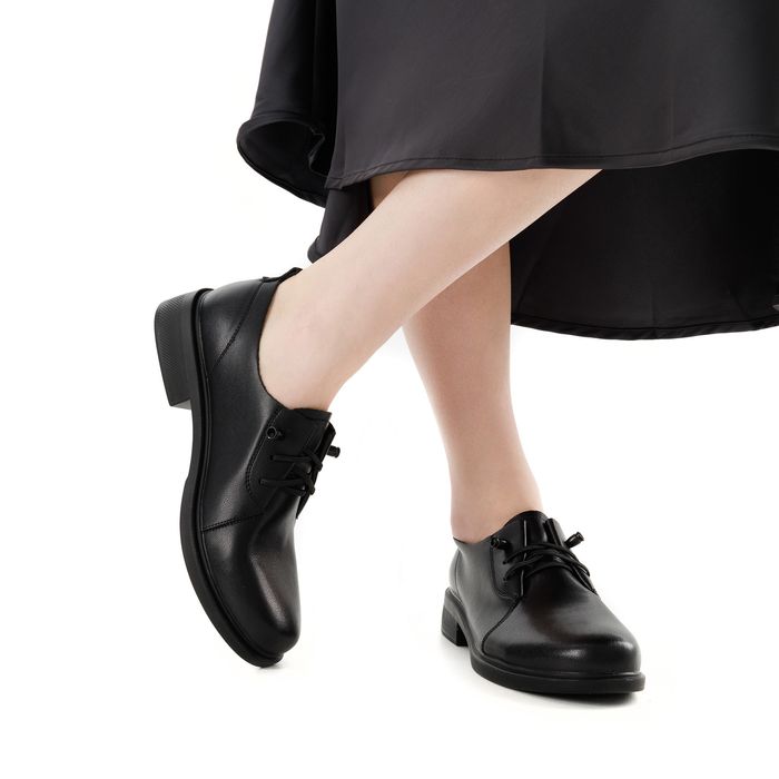 Чёрные туфли закрытые Audienz CV246-070_Audienz