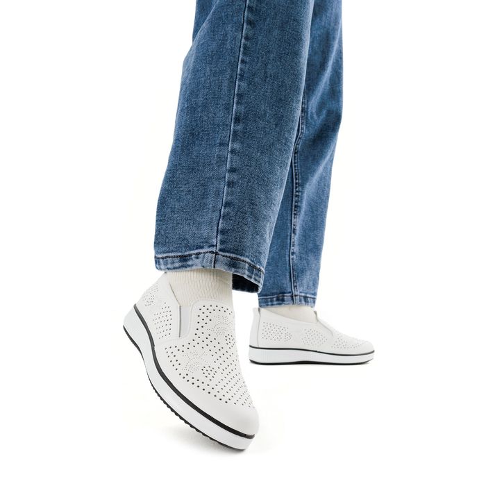 Белые слипоны Audienz EH115-010_Audienz