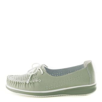 Audienz жасыл мокасиндері