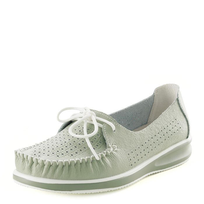 Зеленые мокасины Audienz P191-033_Audienz