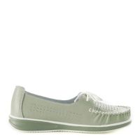 Зеленые мокасины Audienz P191-033_Audienz