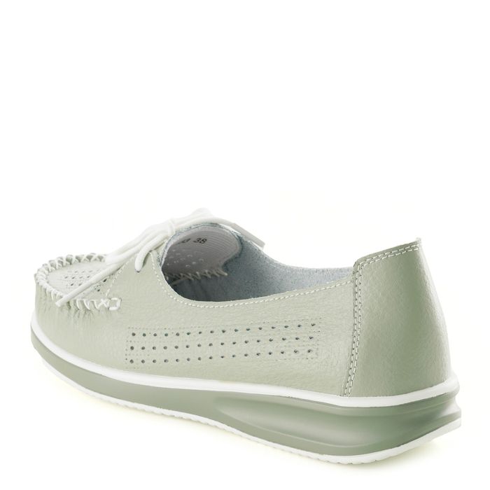 Зеленые мокасины Audienz P191-033_Audienz