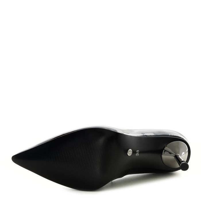 Respect Premium қара, биік өкшелі туфлилері SS75-185784