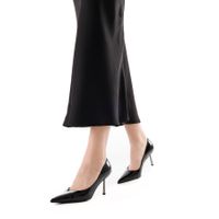 Respect Premium қара, биік өкшелі туфлилері SS75-185784