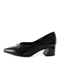 Respect қара биік өкшелі туфлилері VS75-186975