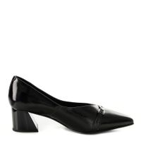 Respect қара биік өкшелі туфлилері VS75-186975