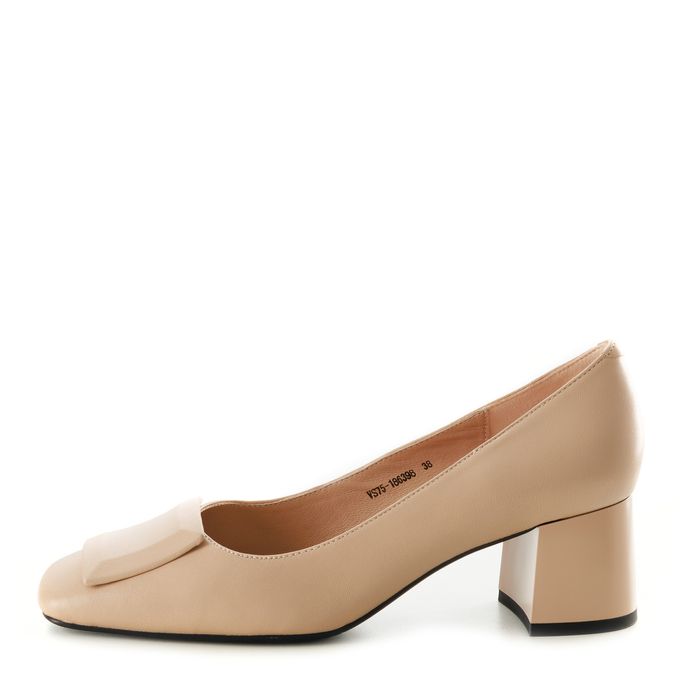 Respect сарғыш, биік өкшелі туфли