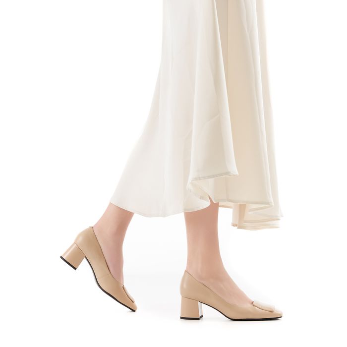 Respect сарғыш, биік өкшелі туфли VS75-186398