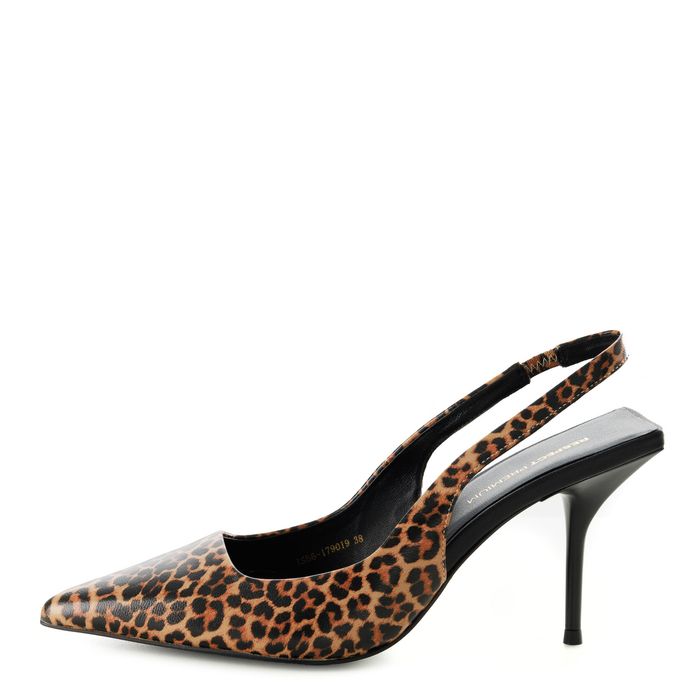 Коричневые туфли с открытой пяткой Respect Premium IS56-179019_R