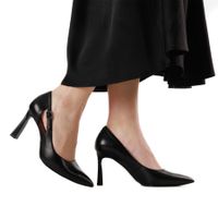 Чёрные туфли лодочки Respect IS75-185658