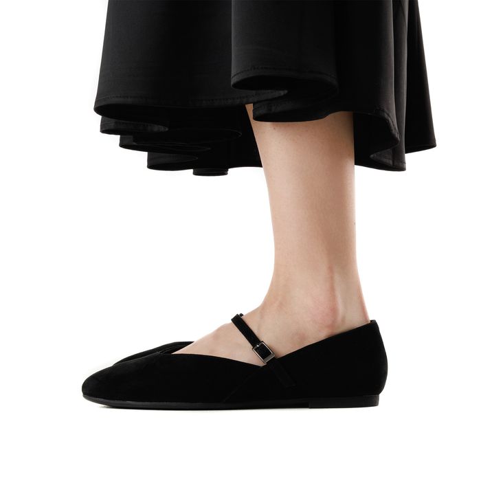 Чёрные балетки RESPECT IS74-185672