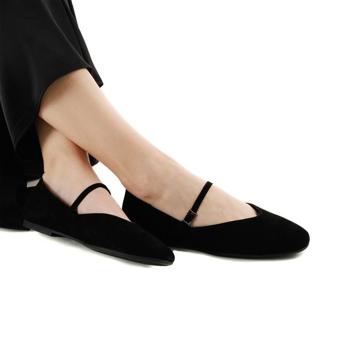 Чёрные балетки RESPECT IS74-185672