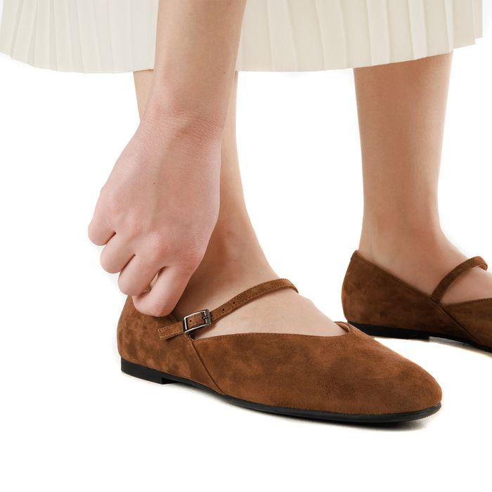 Коричневые балетки Respect IS74-185671