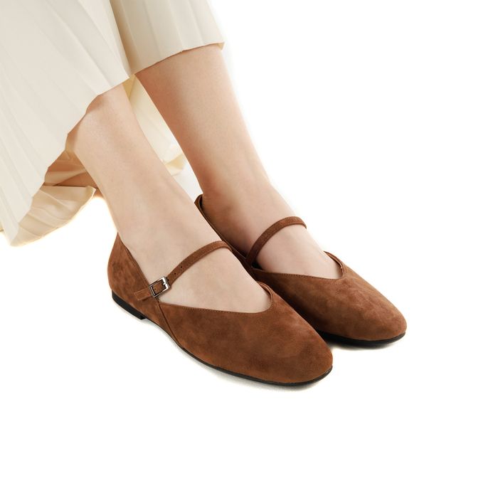 Коричневые балетки Respect IS74-185671