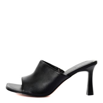 Чёрные пантолеты на каблуке Respect