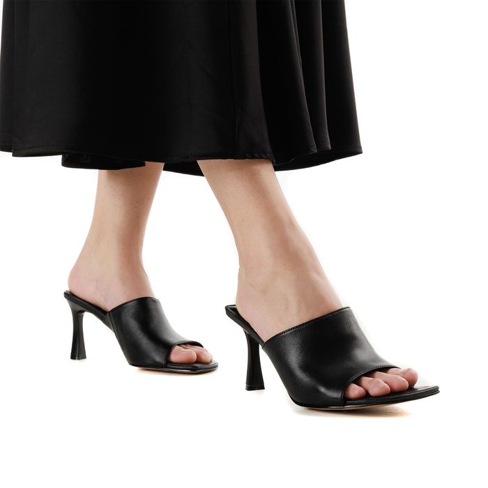 Чёрные пантолеты на каблуке Respect IS56-186896