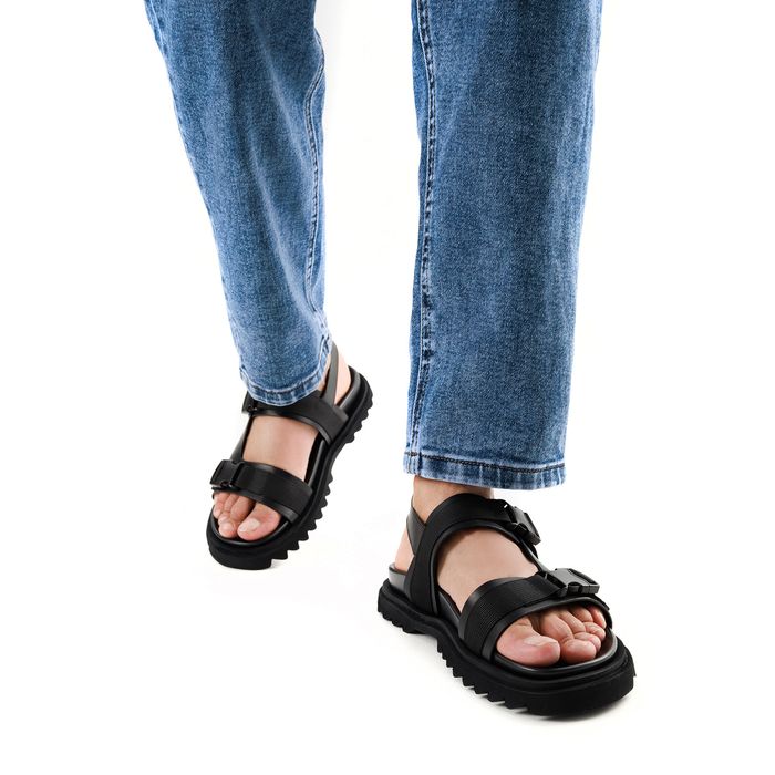 Respect Premium қара сандалдары VK68-191570