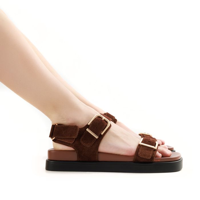 Коричневые сандалии Respect VK58-188675