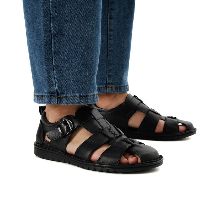 Чёрные сандалии Respect VK68-191309