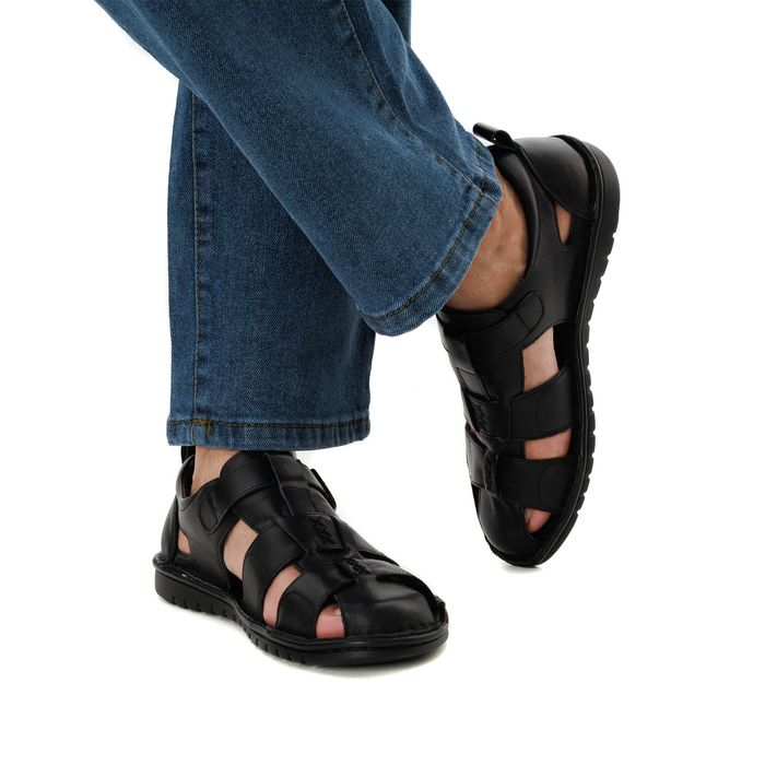 Чёрные сандалии Respect VK68-191309