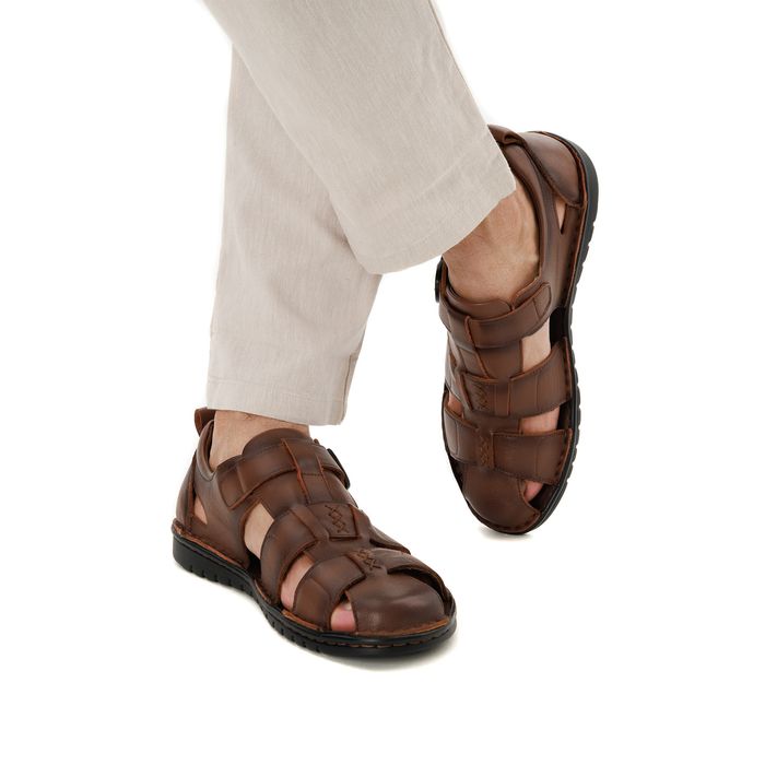 Коричневые сандалии Audienz DE20800-ML