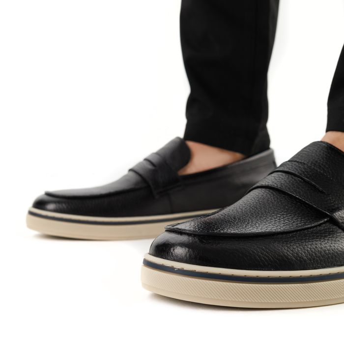 Чёрные лоферы Respect VS83-190206