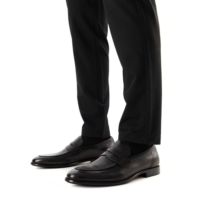 Чёрные лоферы Respect Premium VS83-190403