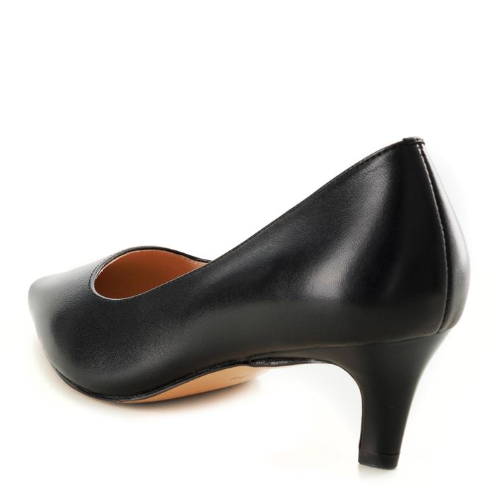 Respect қара биік өкшелі туфлилері VS75-185915