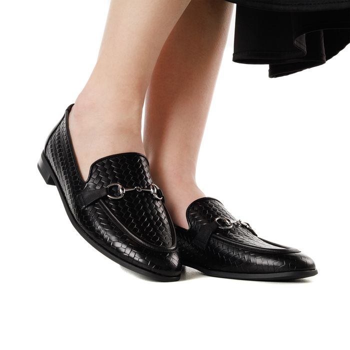 Respect қара лоферлері VS73-186924