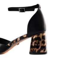 Чёрные туфли с открытой стопой и носком Respect VS56-186813