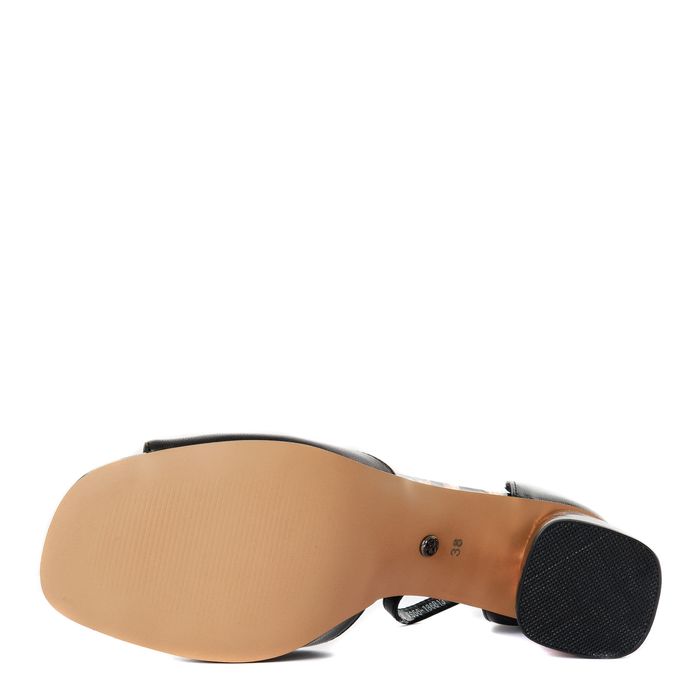 Respect қара туфли с открытой стопой и носком VS56-186813