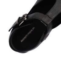 Чёрные туфли с открытой пяткой Respect Premium IK58-186141