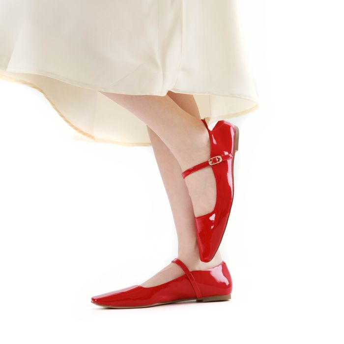 Respect Premium қызыл, биік өкшелі туфлилері IS75-191597