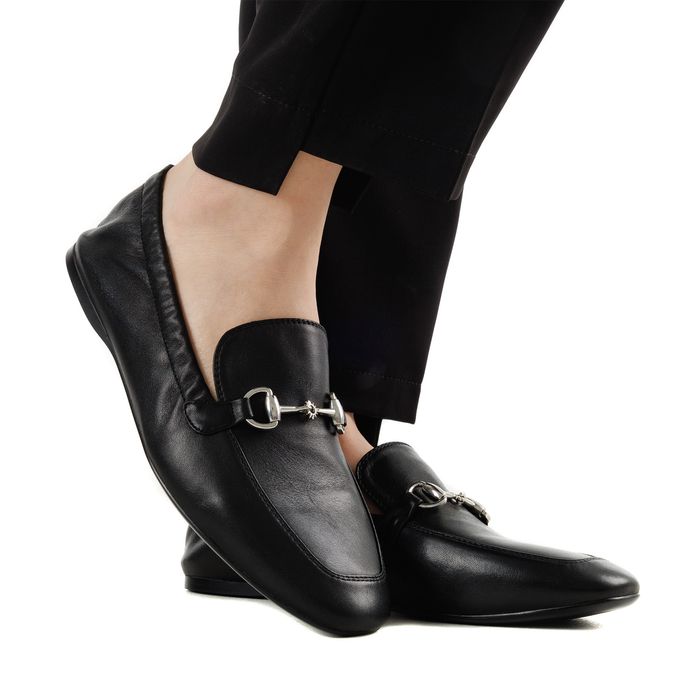 Respect Premium қара лоферлері IS73-191594